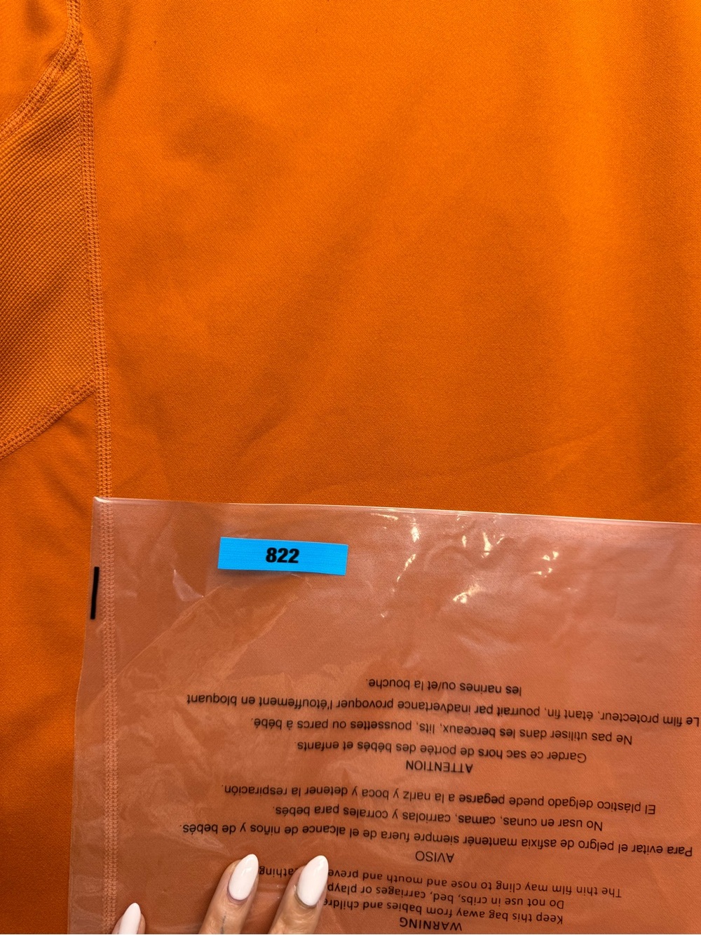 Nike FIT DRY ACG Men's XL Orange Quarter-Zip Performance Pullover - Picture 8 of 8